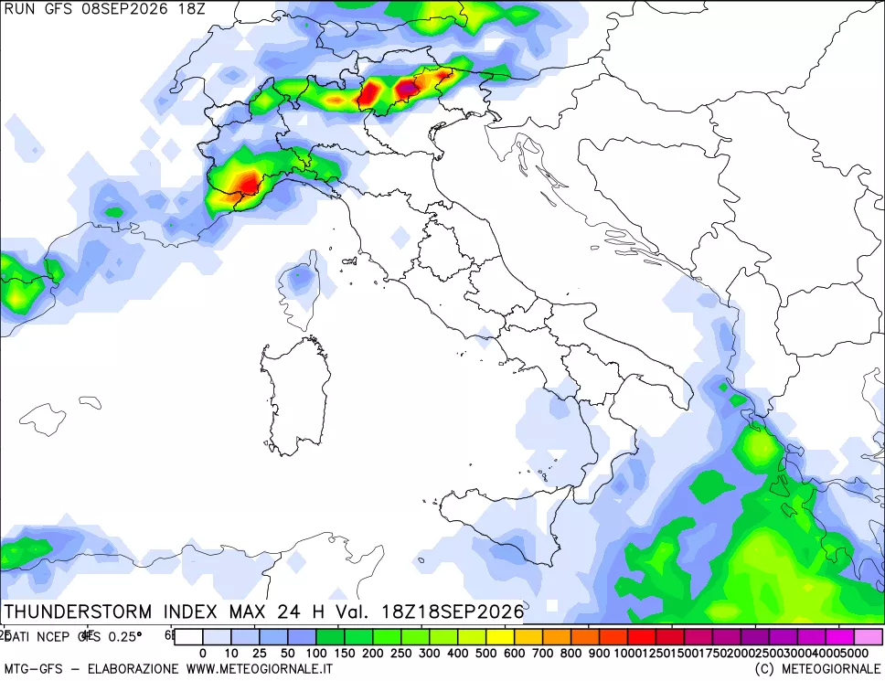mappa TSI Max 24 ore