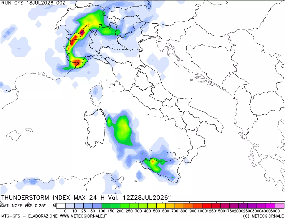 mappa TSI Max 24 ore