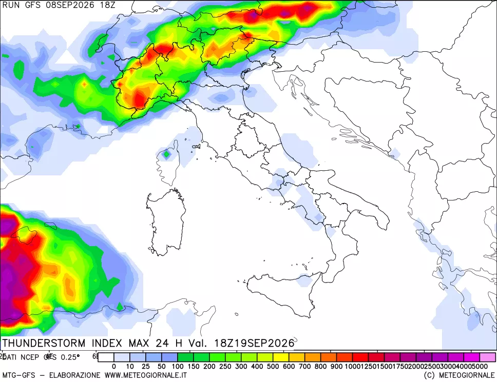 mappa TSI Max 24 ore