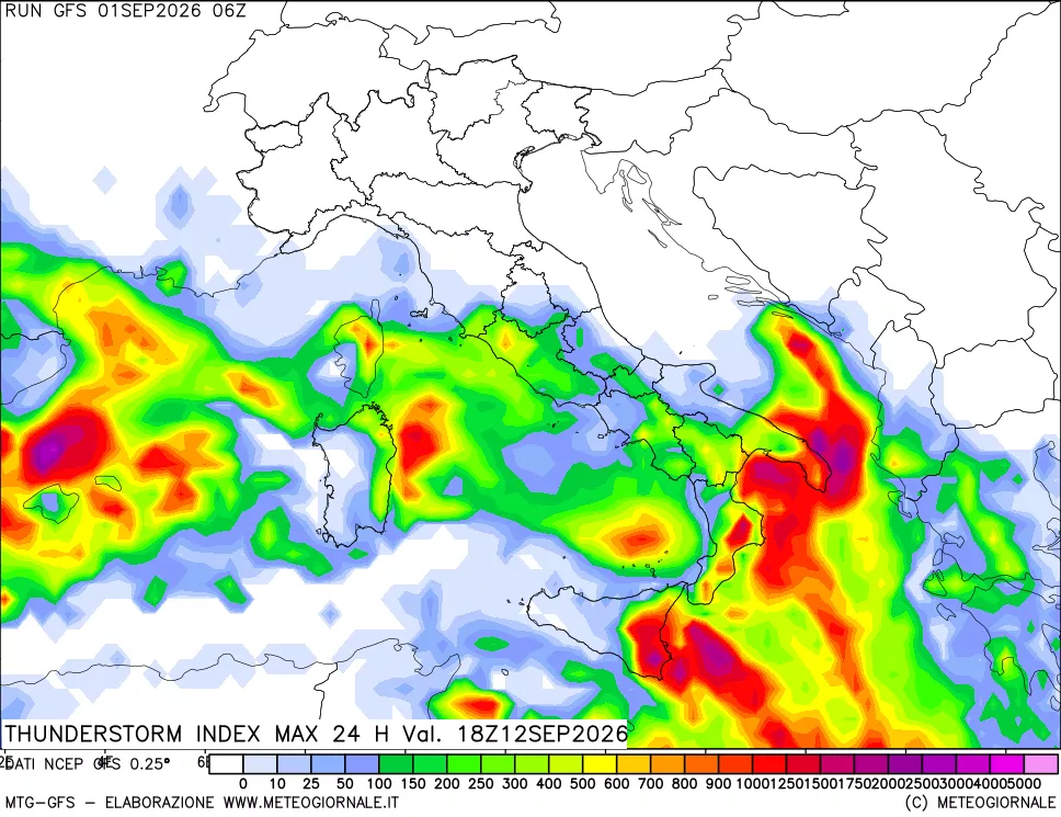 mappa TSI Max 24 ore