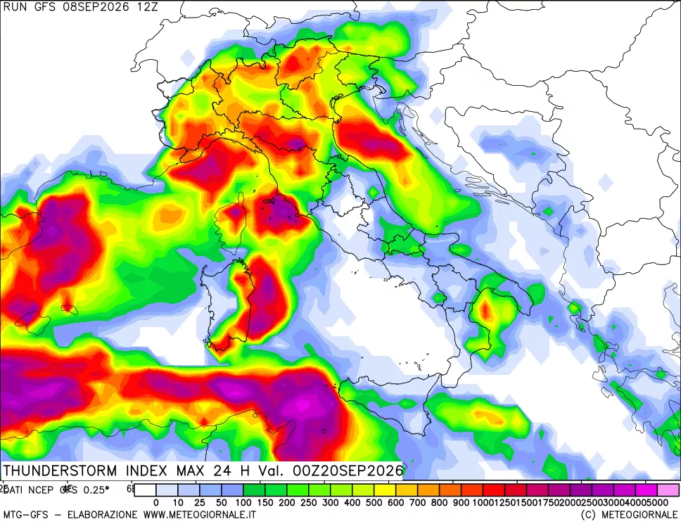 mappa TSI Max 24 ore