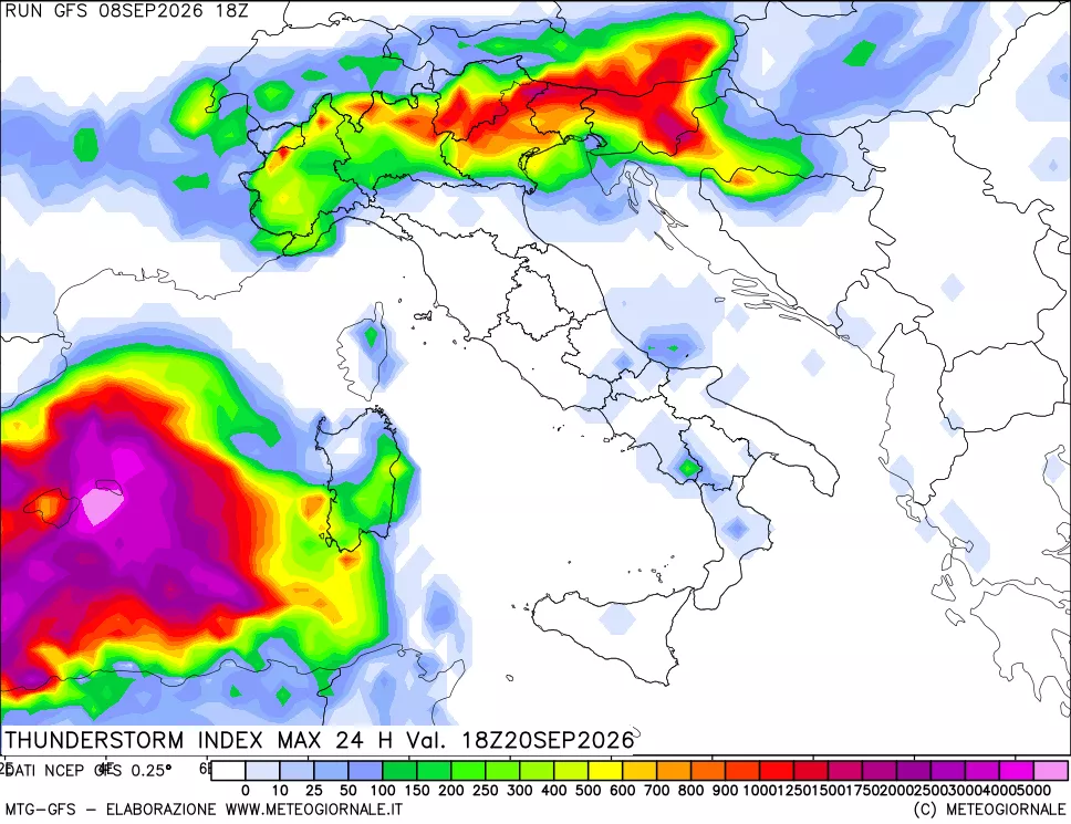 mappa TSI Max 24 ore