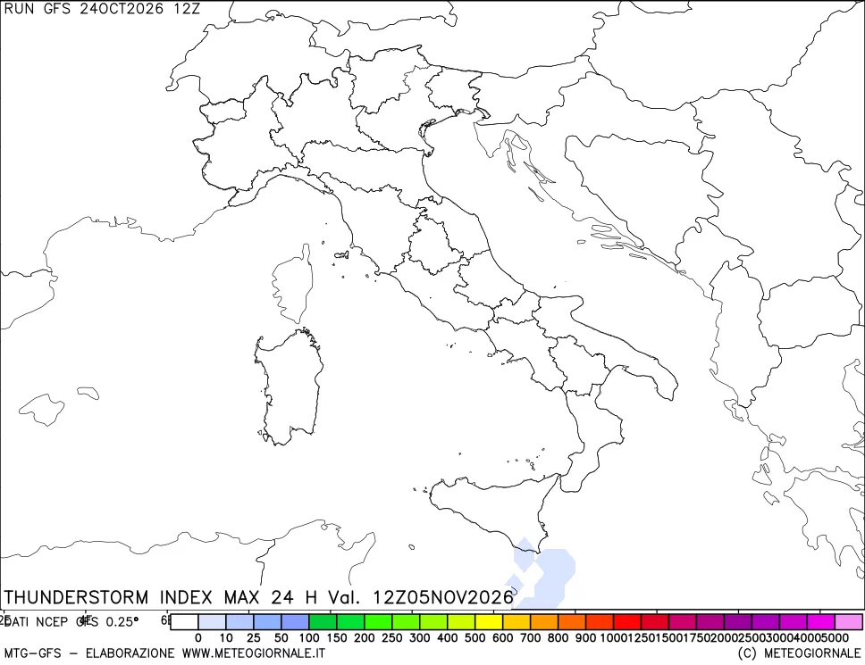 mappa Indice Temporali massimo 24 ore