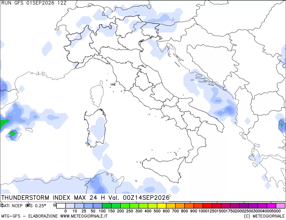 mappa TSI Max 24 ore