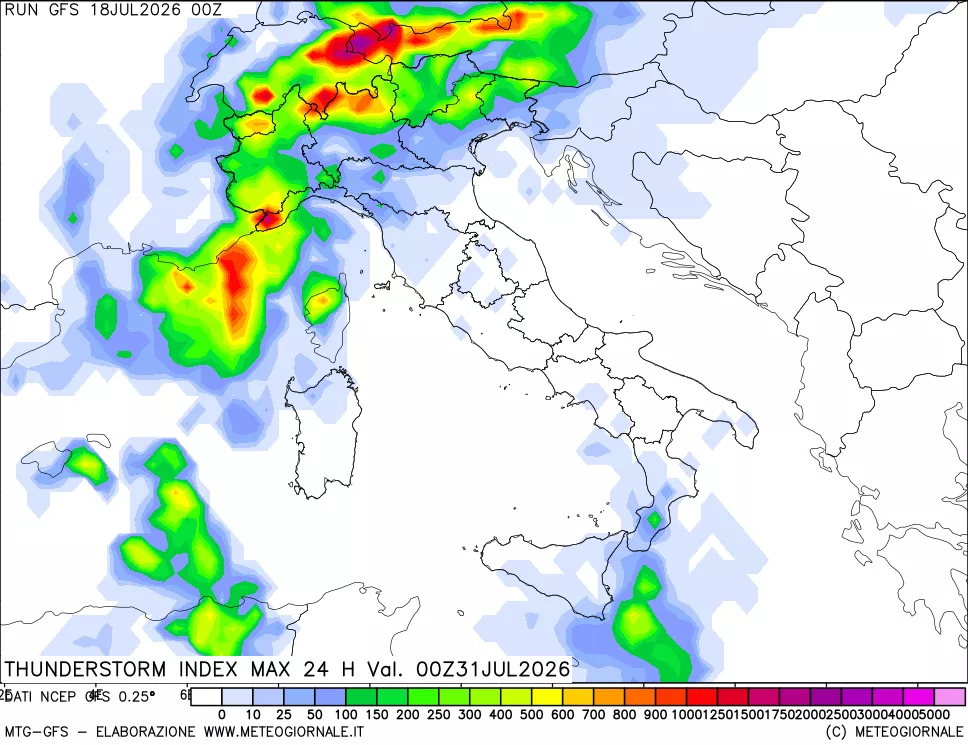 mappa TSI Max 24 ore