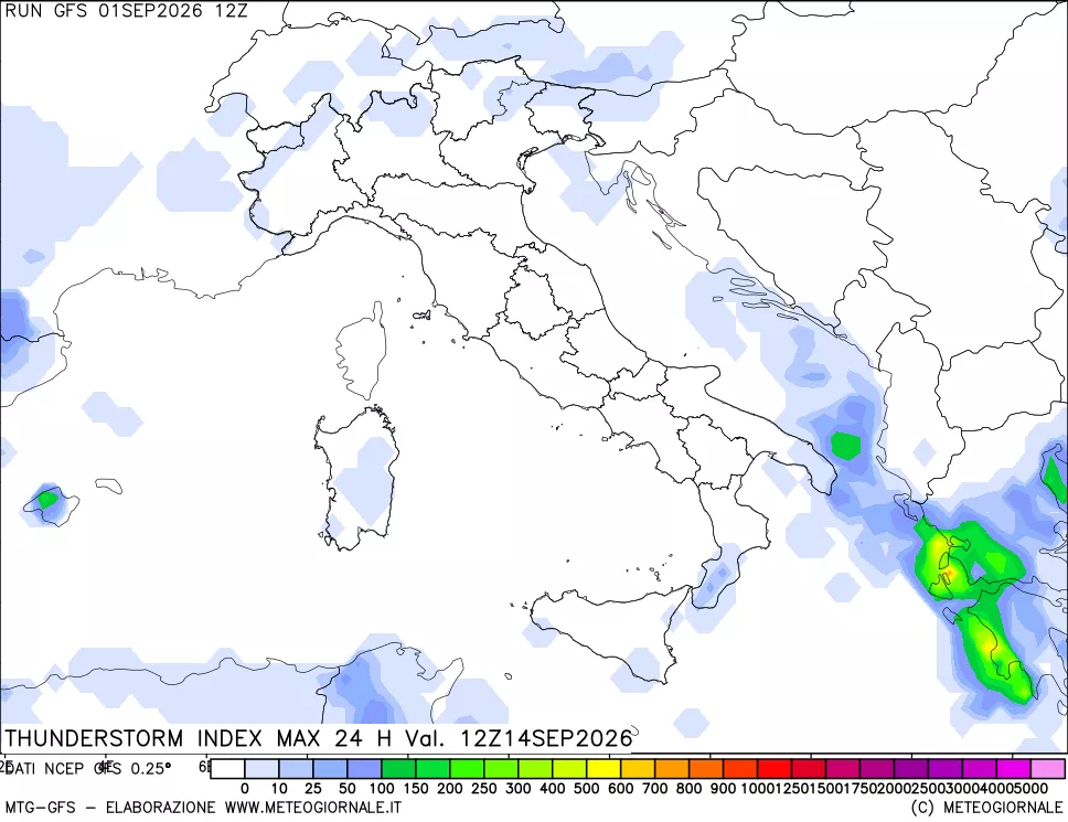 mappa Indice Temporali massimo 24 ore