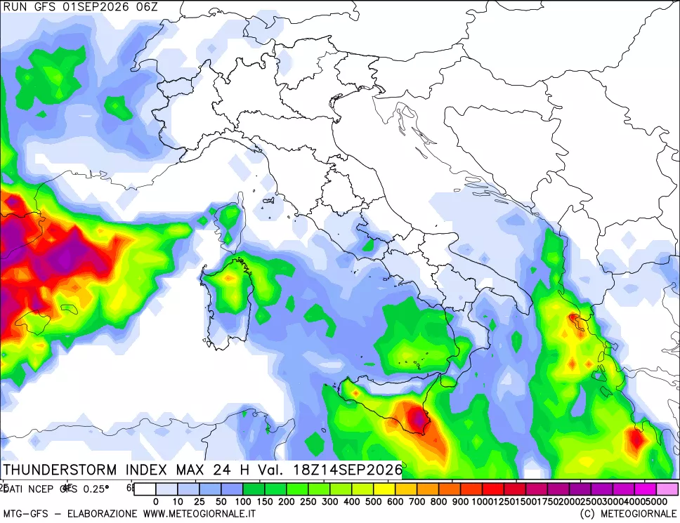 mappa Indice Temporali massimo 24 ore
