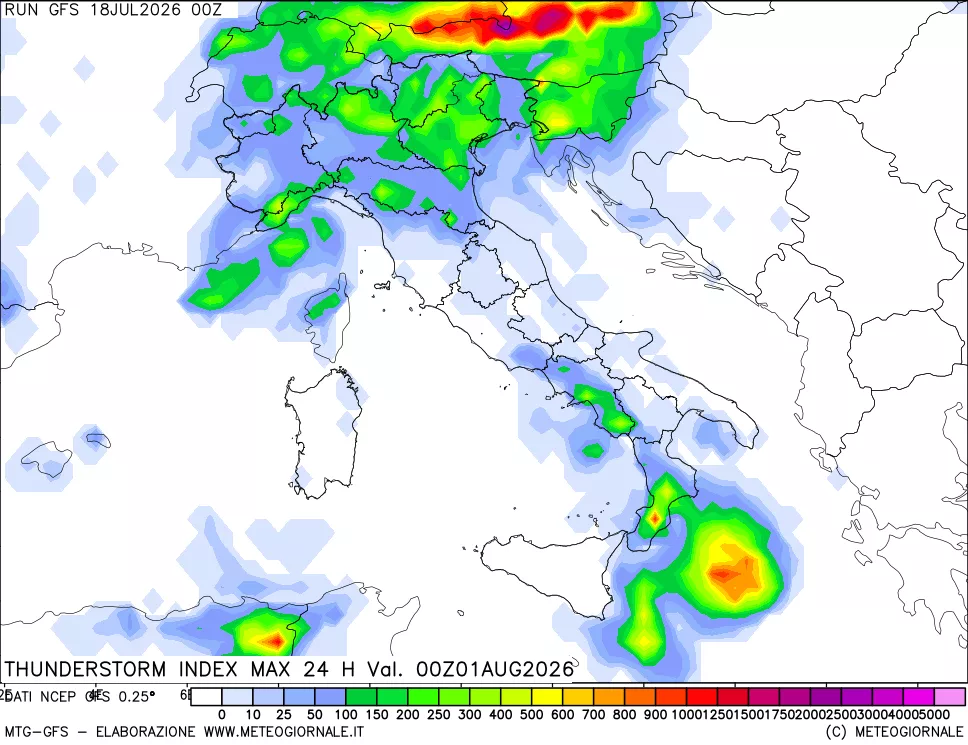 mappa TSI Max 24 ore