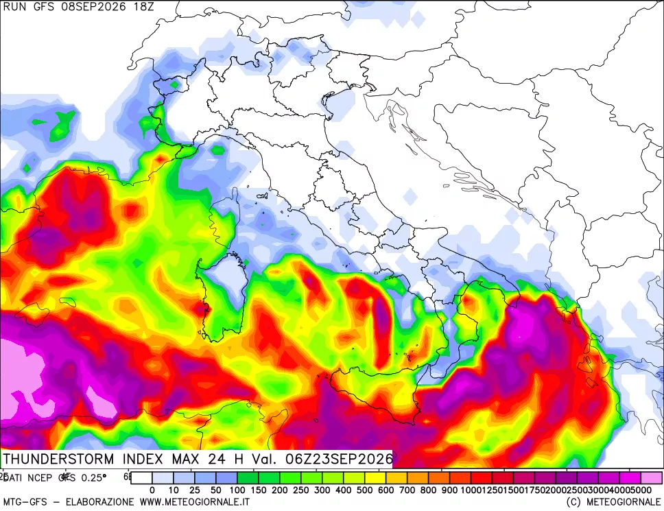mappa TSI Max 24 ore
