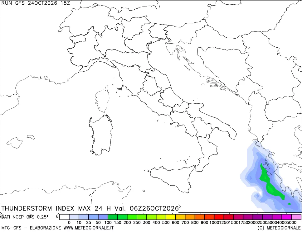 mappa Indice Temporali massimo 24 ore