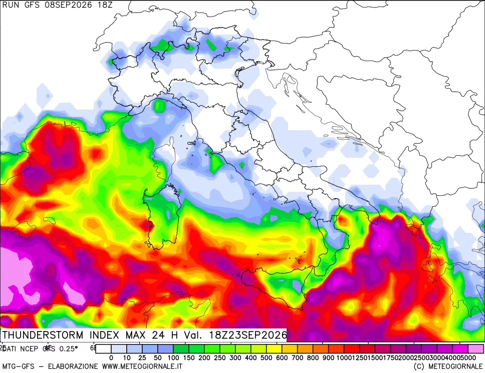 mappa TSI Max 24 ore