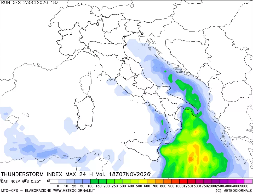 mappa Indice Temporali massimo 24 ore