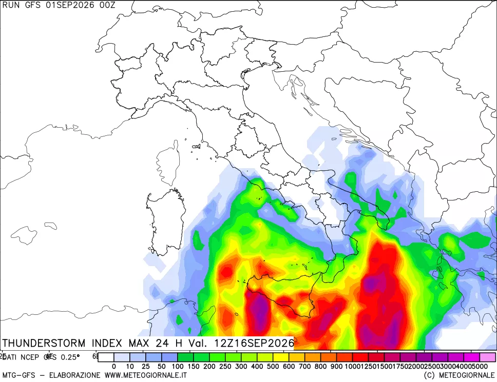 mappa TSI Max 24 ore