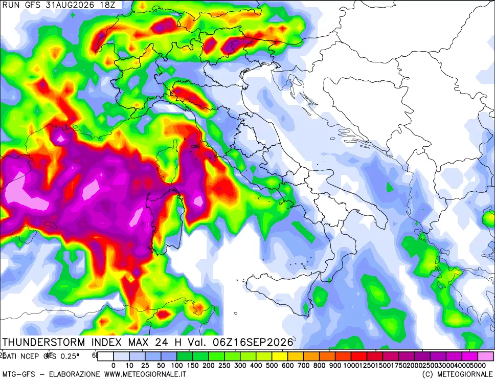 mappa Indice Temporali massimo 24 ore