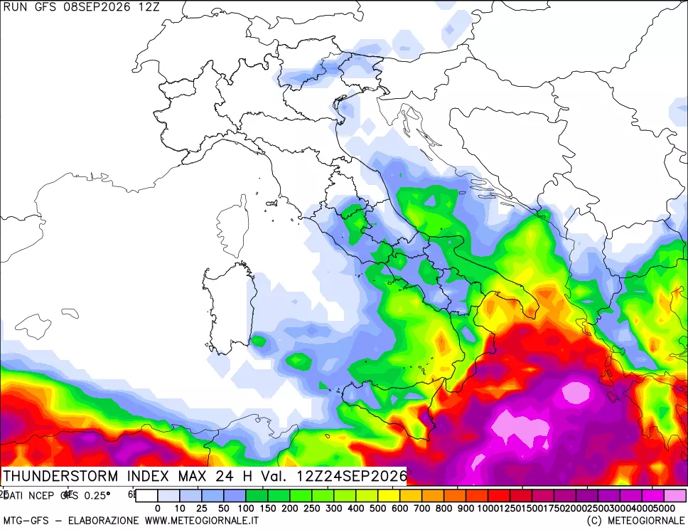 mappa Indice Temporali massimo 24 ore