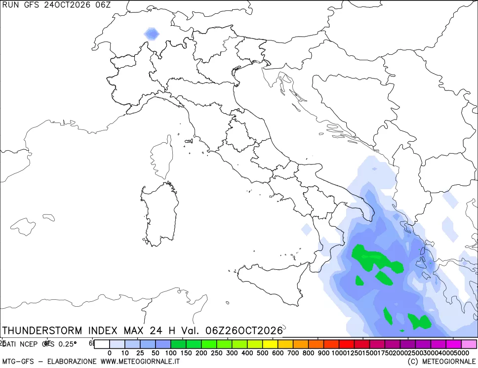 mappa Indice Temporali massimo 24 ore