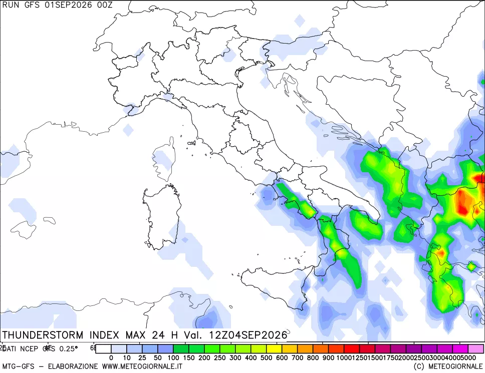mappa Indice Temporali massimo 24 ore