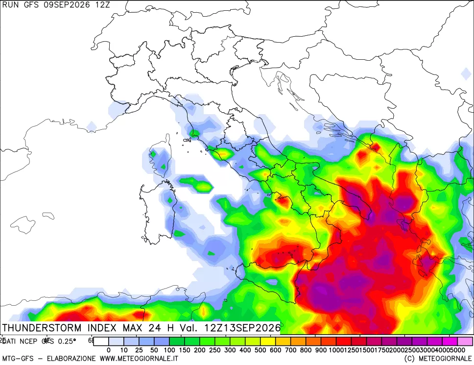 mappa TSI Max 24 ore
