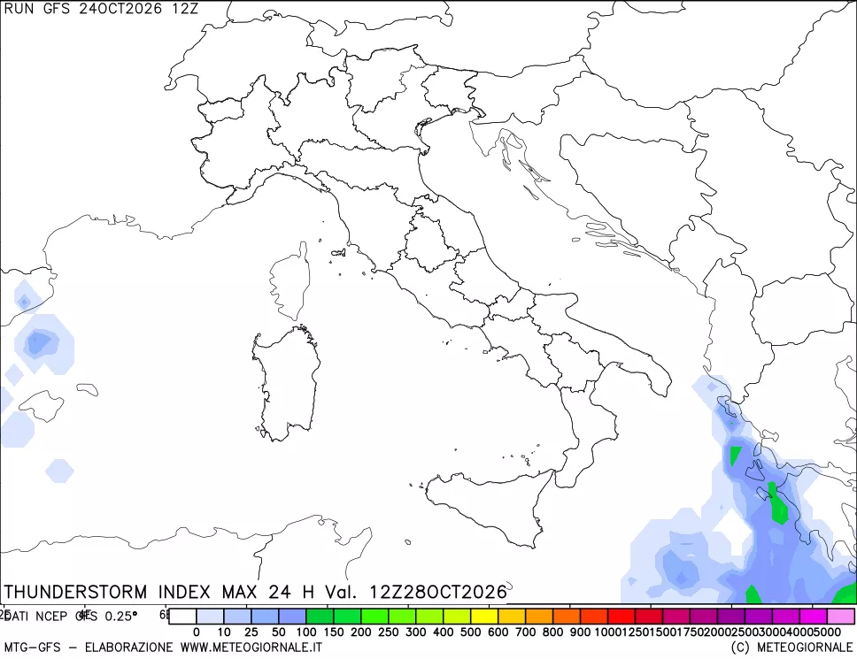 mappa Indice Temporali massimo 24 ore