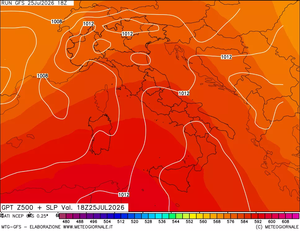 mappa 500 hPa GPT + Press SLM