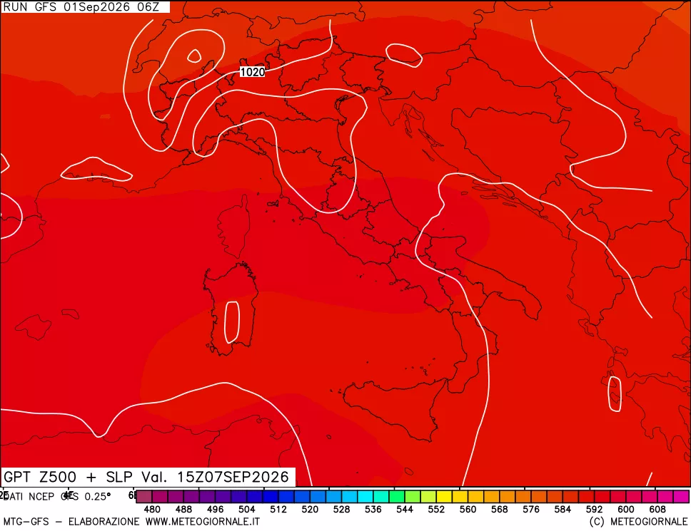 mappa 500 hPa GPT + Press SLM