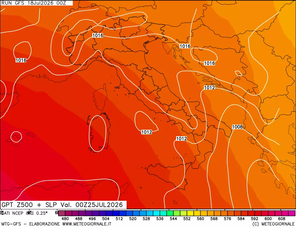 mappa 500 hPa GPT + Press SLM