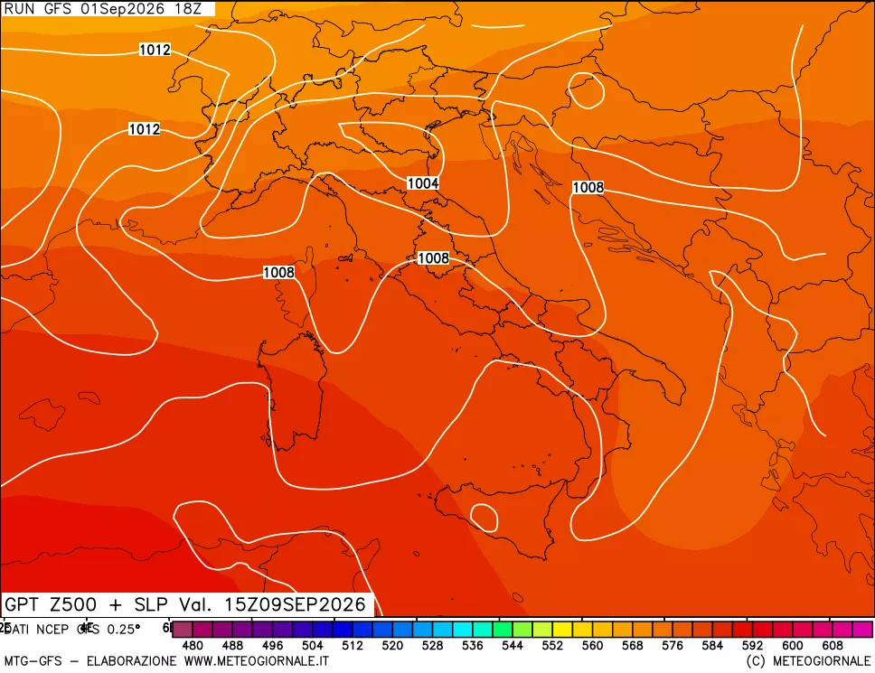 mappa 500 hPa GPT + Press SLM