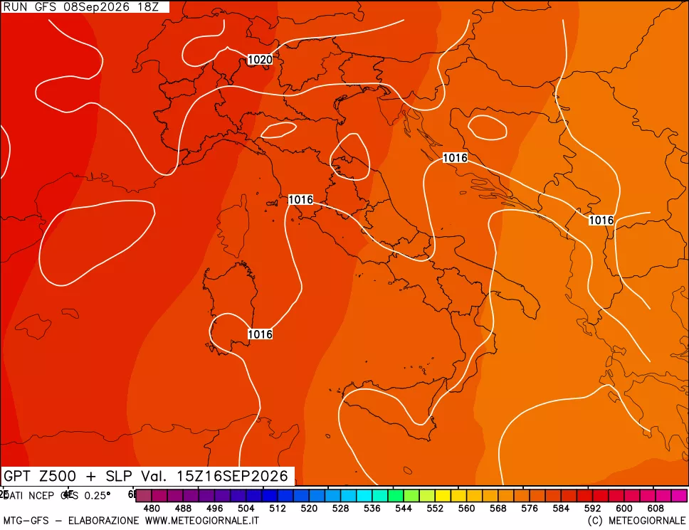 mappa 500 hPa GPT + Press SLM