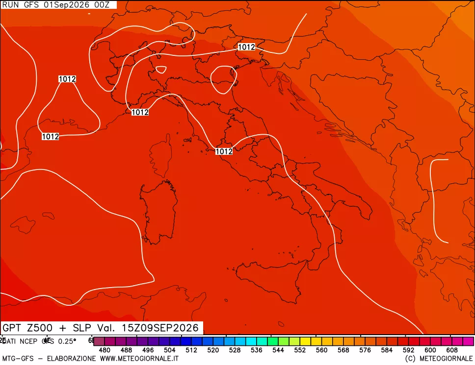 mappa 500 hPa GPT + Press SLM