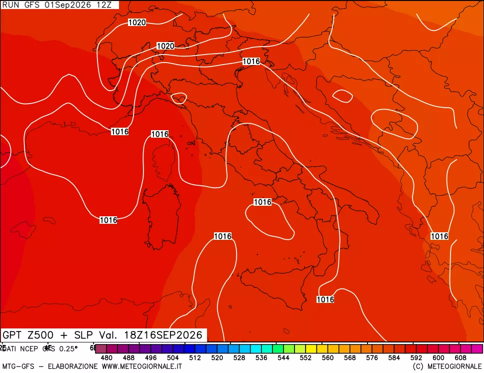 mappa 500 hPa GPT + Press SLM