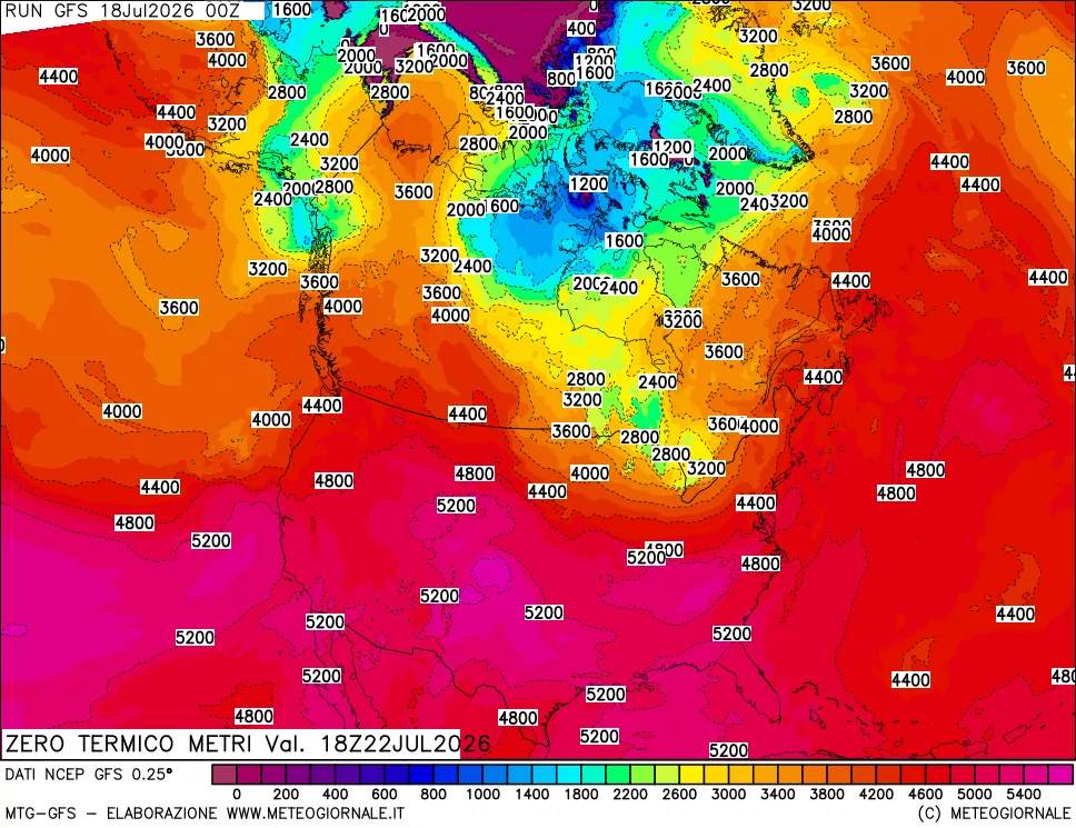 mappa Quota Zero Termico
