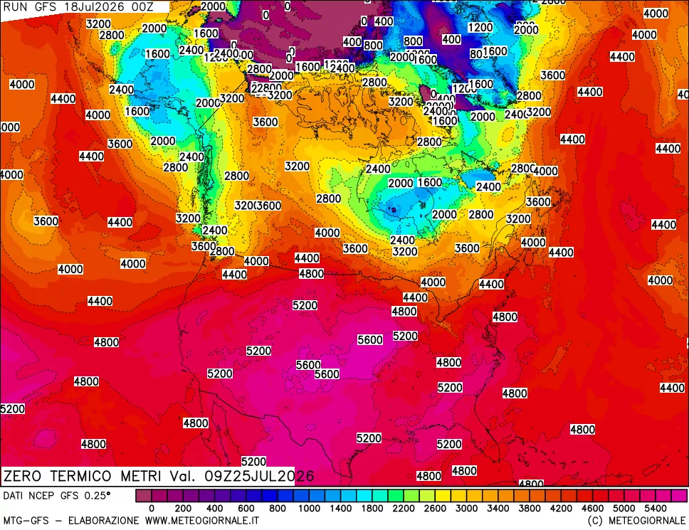 mappa Quota Zero Termico