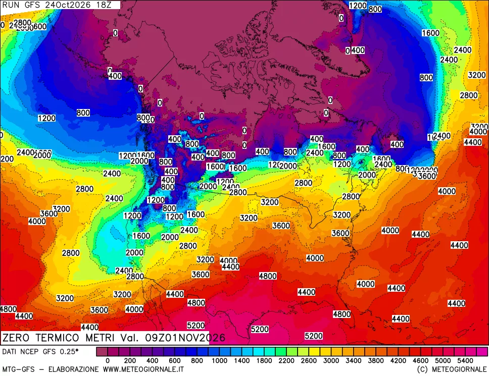 mappa Quota Zero Termico