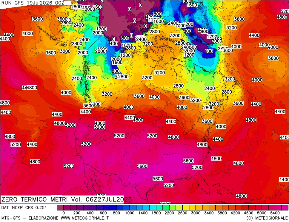 mappa Quota Zero Termico