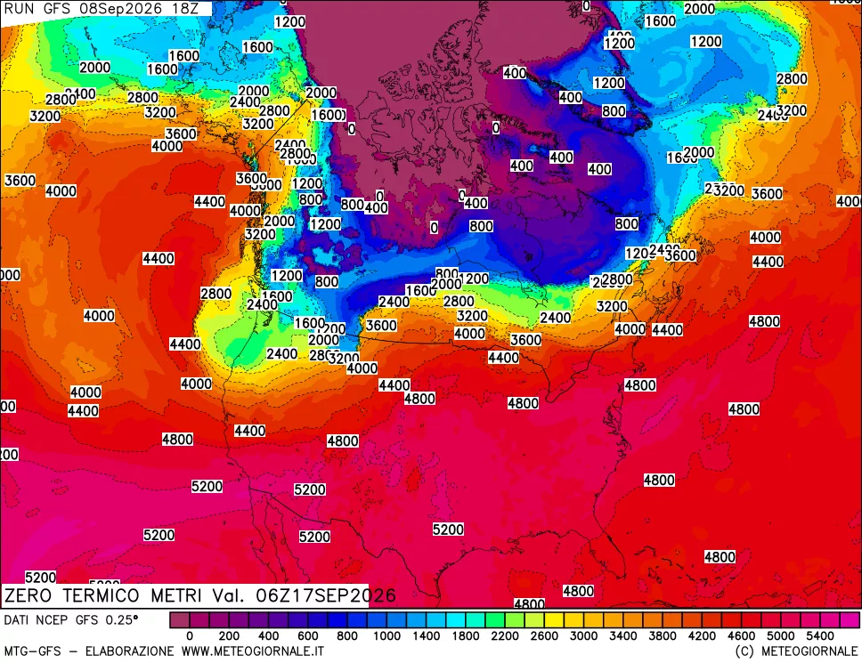 mappa Quota Zero Termico