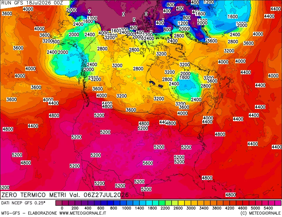 mappa Quota Zero Termico