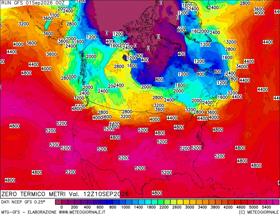 mappa Quota Zero Termico