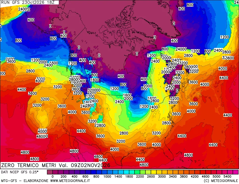 mappa Quota Zero Termico