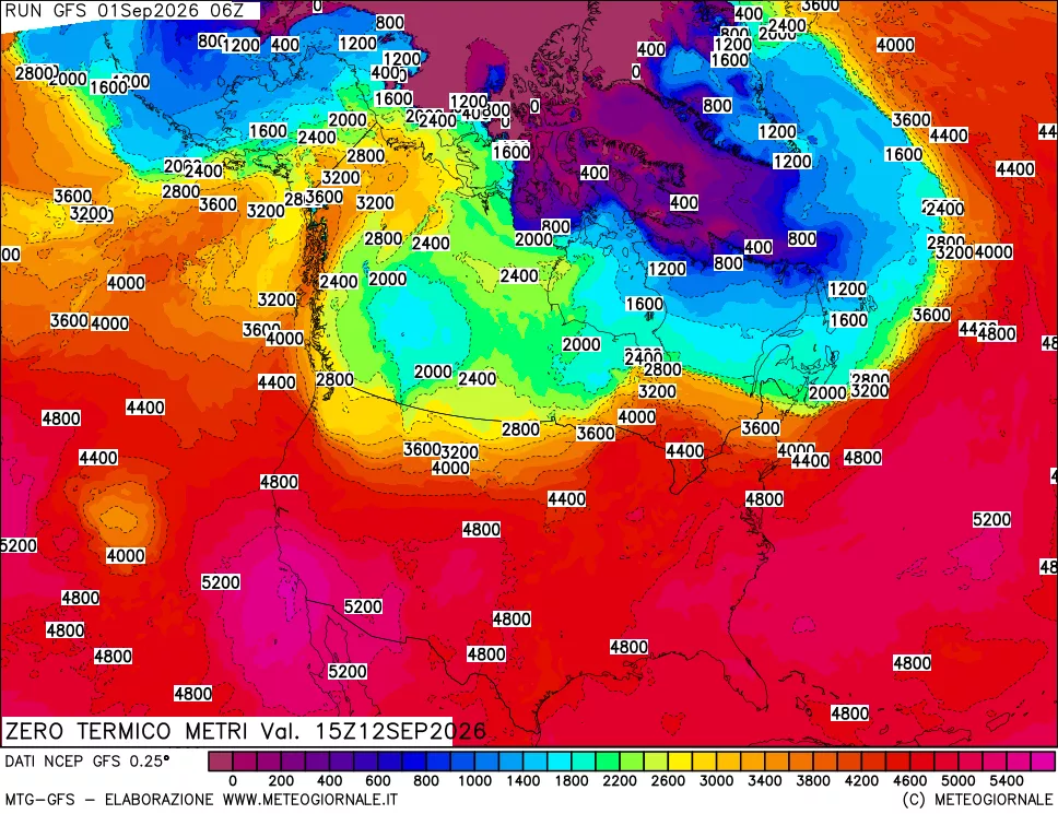 mappa Quota Zero Termico
