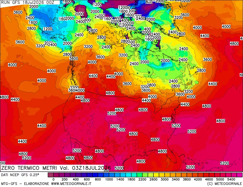 mappa Quota Zero Termico