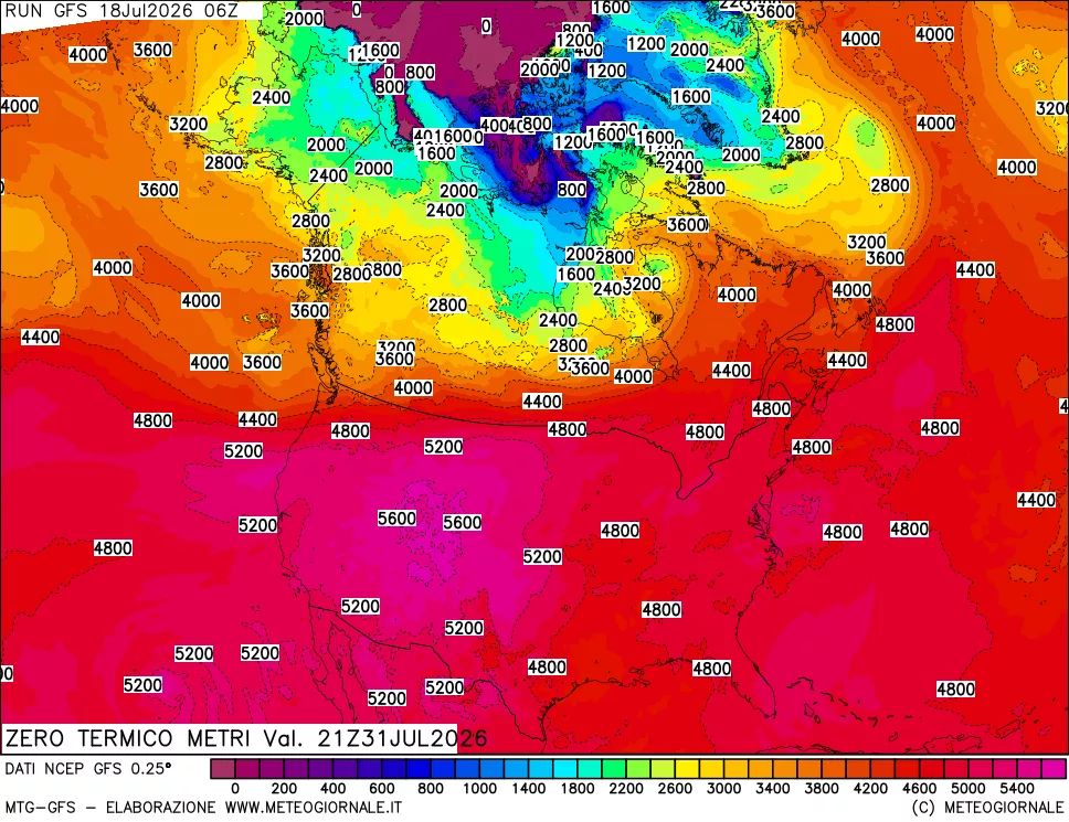 mappa Quota Zero Termico