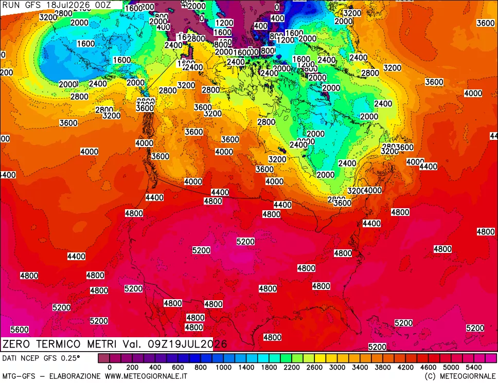 mappa Quota Zero Termico