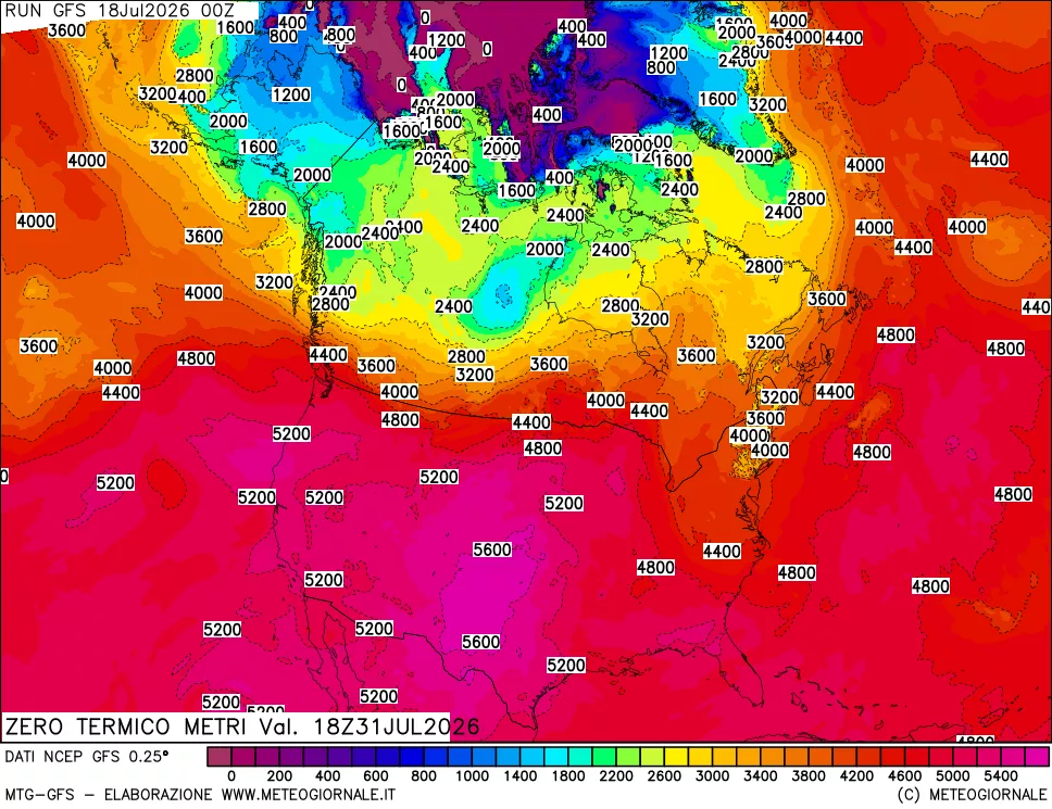 mappa Quota Zero Termico
