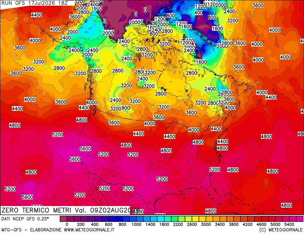mappa Quota Zero Termico