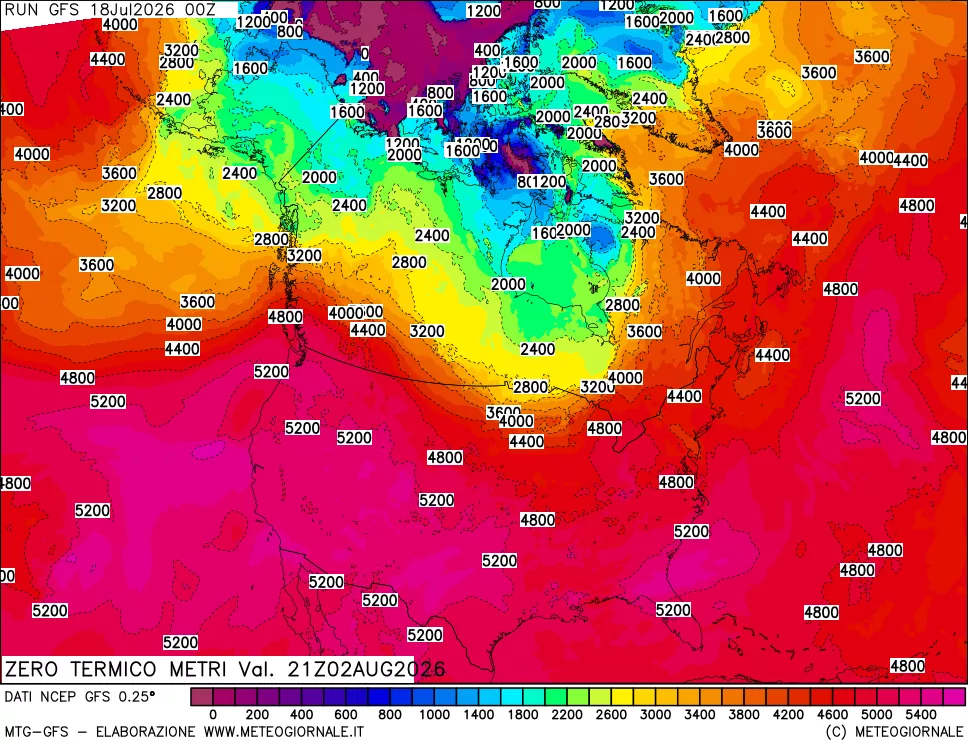 mappa Quota Zero Termico