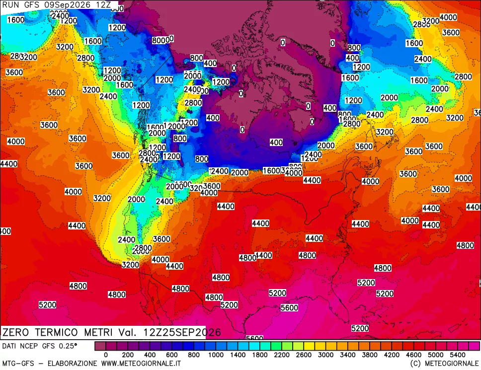 mappa Quota Zero Termico