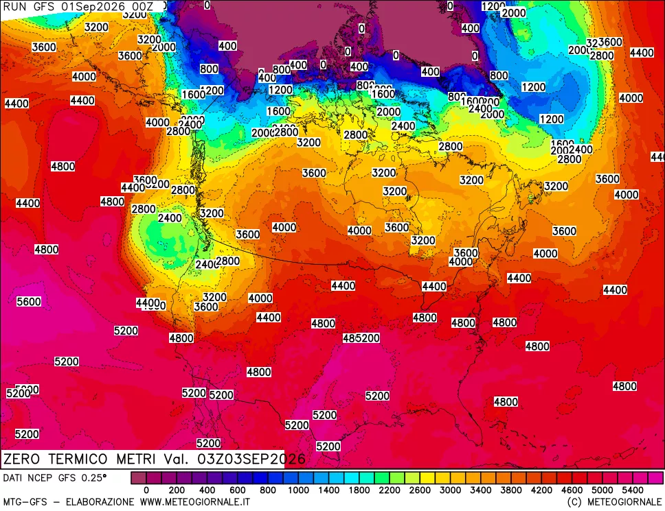 mappa Quota Zero Termico
