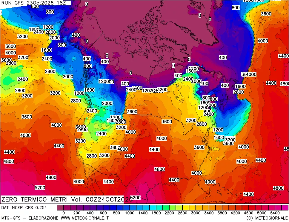 mappa Quota Zero Termico