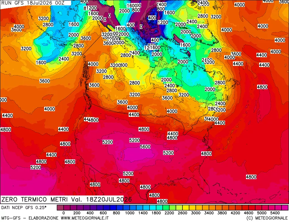 mappa Quota Zero Termico