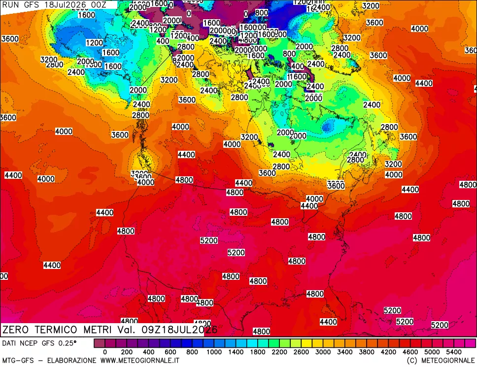 mappa Quota Zero Termico
